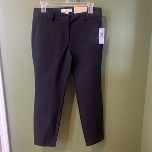 Michael Kors Petite Miranda Mid-Rise Pants, NWT